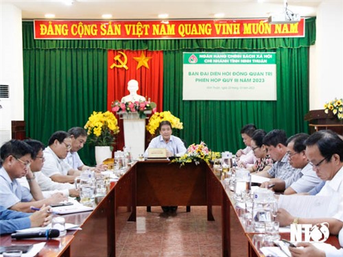 Ban đại diện - Hội đồng quản trị Ngân hàng Chính sách xã hội tỉnh triển khai nhiệm vụ 3 tháng cuối năm 2023