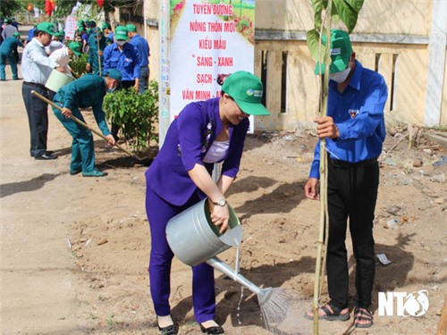 Xã Thành Hải phấn đấu đạt chuẩn nông thôn mới kiểu mẫu năm 2024