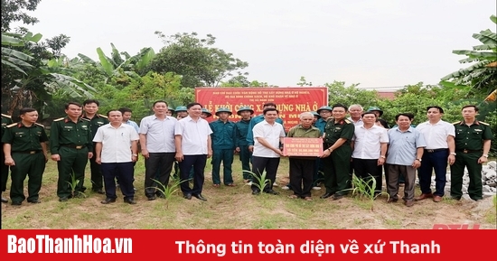 Thị xã Nghi Sơn khởi công xây dựng nhà ở cho hộ nghèo, hộ gia đình chính sách