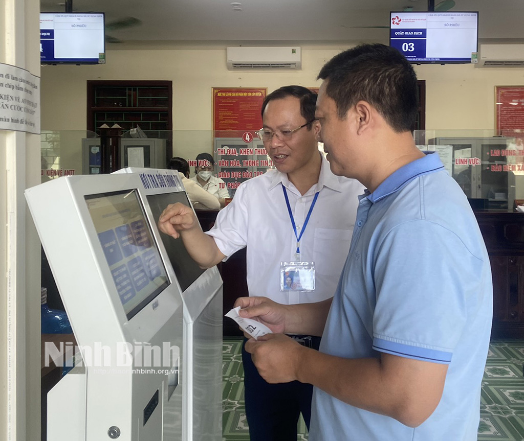 En 2023, el índice de reforma administrativa de Ninh Binh aumentó 6 puestos en comparación con 2022.