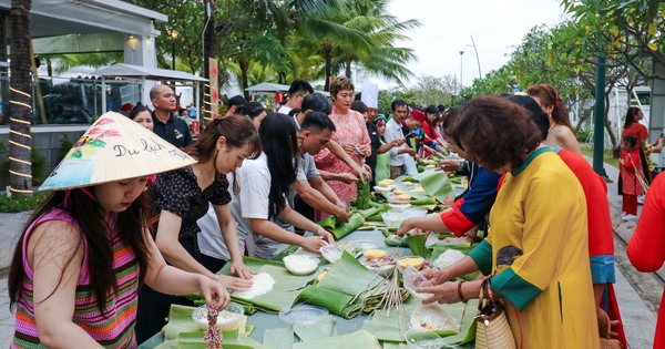 Nha Trang: "Envoltura de Banh Tet"