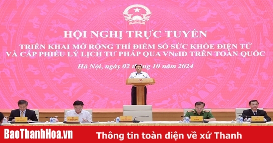 Triển khai mở rộng sổ sức khỏe điện tử và cấp phiếu lý lịch tư pháp qua ứng dụng VneID