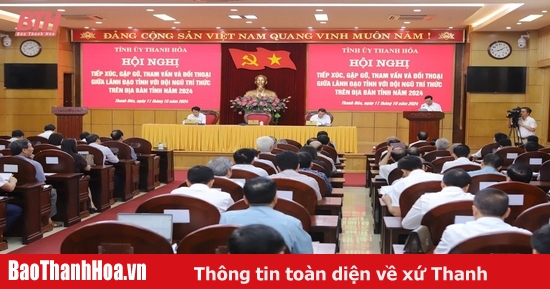 Các đồng chí lãnh đạo tỉnh gặp gỡ, tham vấn và đối thoại với đội ngũ trí thức