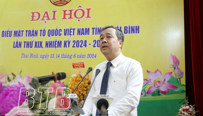 Mobilize and gather people to actively participate in patriotic emulation movements, promote the strength of national solidarity, and build Thai Binh into an increasingly prosperous and beautiful country.