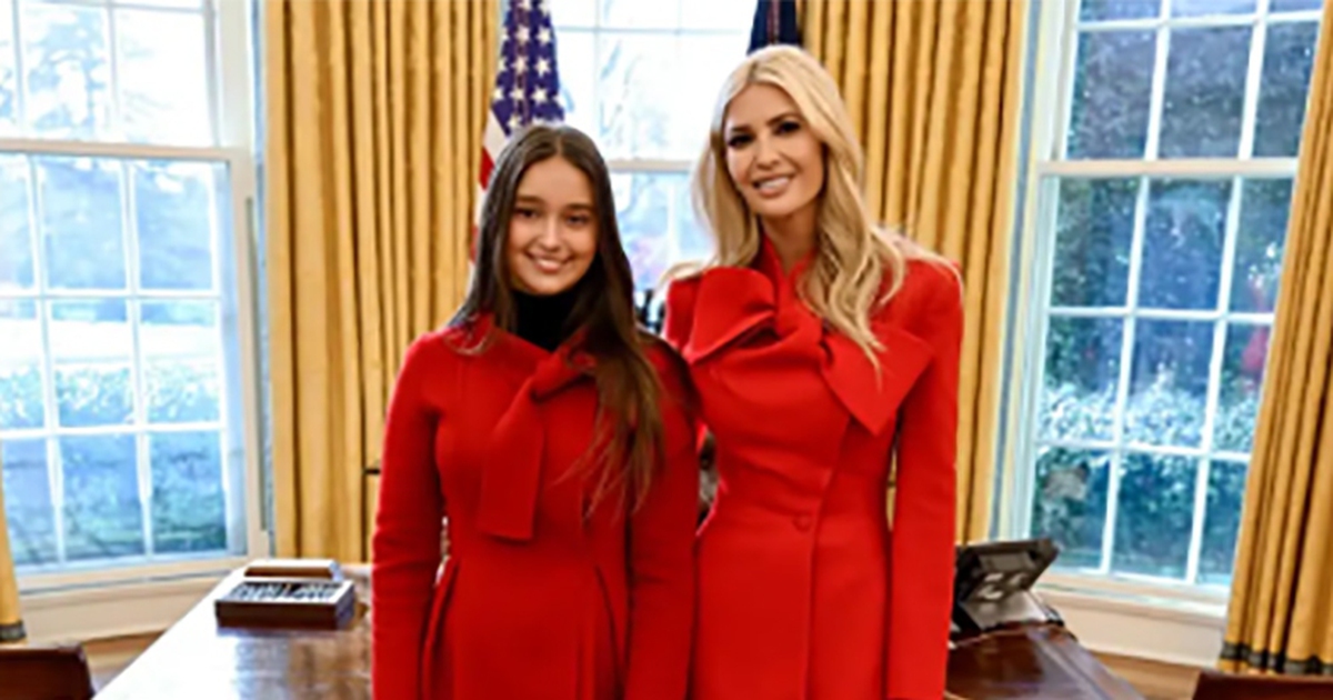 The elegance of Ivanka Trump and her daughter