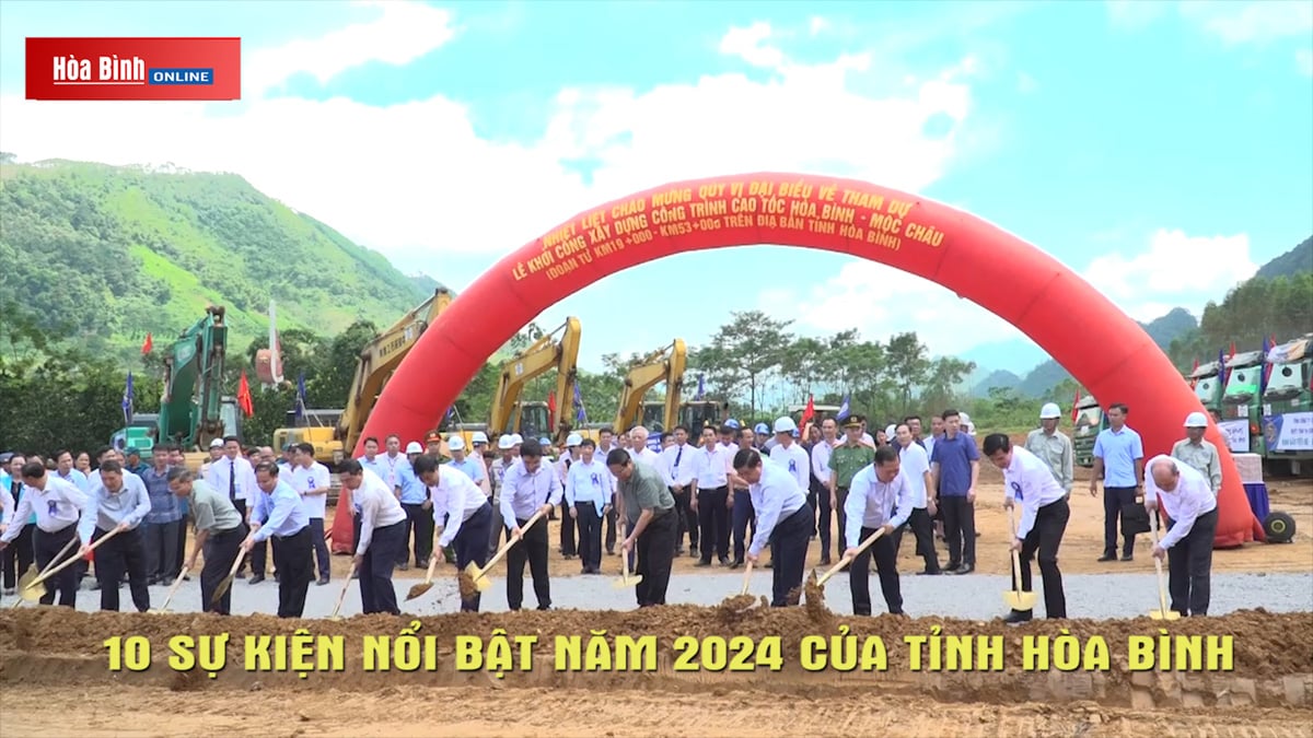 10 outstanding events of Hoa Binh province in 2024