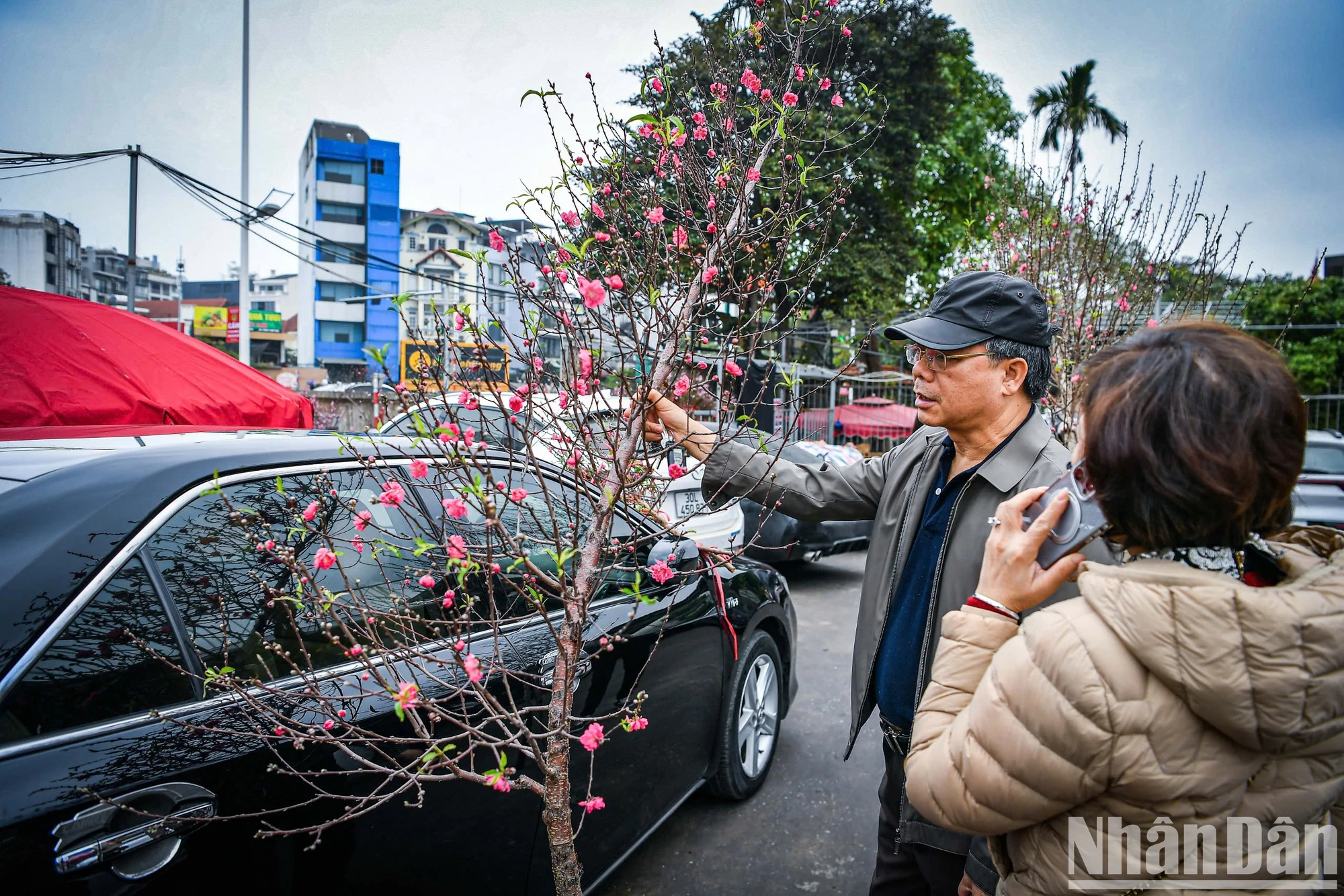 [Ảnh] Chợ hoa xuân Hà Nội nhộn nhịp ngày cận Tết ảnh 9