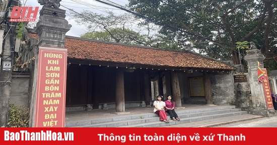 Cultural and spiritual space of Thai Mieu of Hau Le dynasty