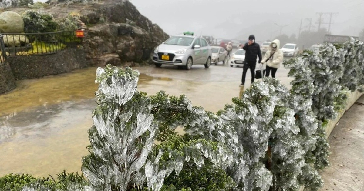 Schneefall in Ha Giang