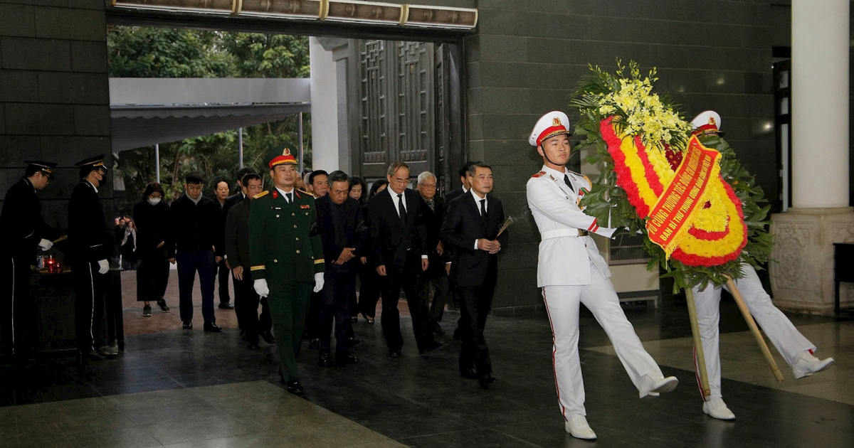 Solemnly organize the funeral of comrade Nguyen Quoc Trieu