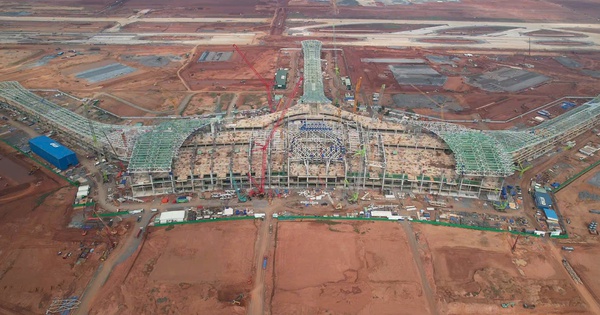 On the "big construction site" of Long Thanh airport on the last day of the year