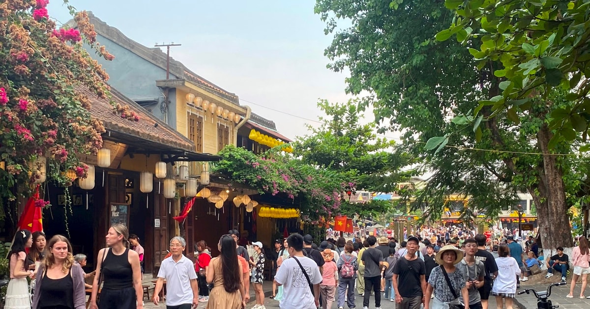 Tourismus in Hoi An nimmt zu