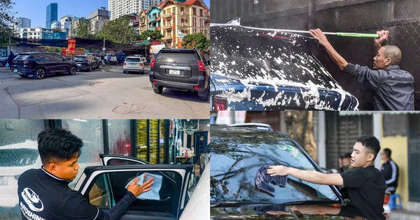 Car wash service makes a lot of money near Tet, price is 3-5 times higher than usual