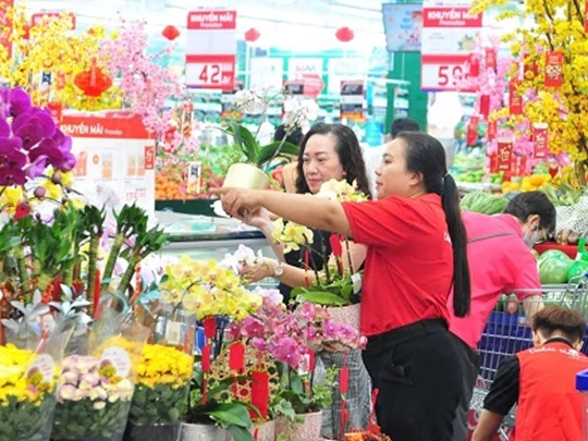 ទីក្រុងហូជីមិញ៖ អំណាចទិញកើនឡើងយ៉ាងខ្លាំងនៅមុនថ្ងៃបុណ្យតេត