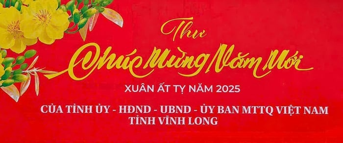 THƯ CHÚC MỪNG NĂM MỚI XUÂN ẤT TỴ NĂM 2025