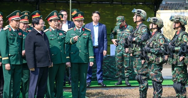 Le Premier ministre inspecte le travail en service de certaines unités militaires et policières