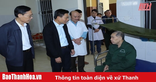 Le secrétaire provincial du Parti, Nguyen Doan Anh, a inspecté les préparatifs du Têt au Centre de soins et d'éducation des personnes méritantes de la province de Thanh Hoa.