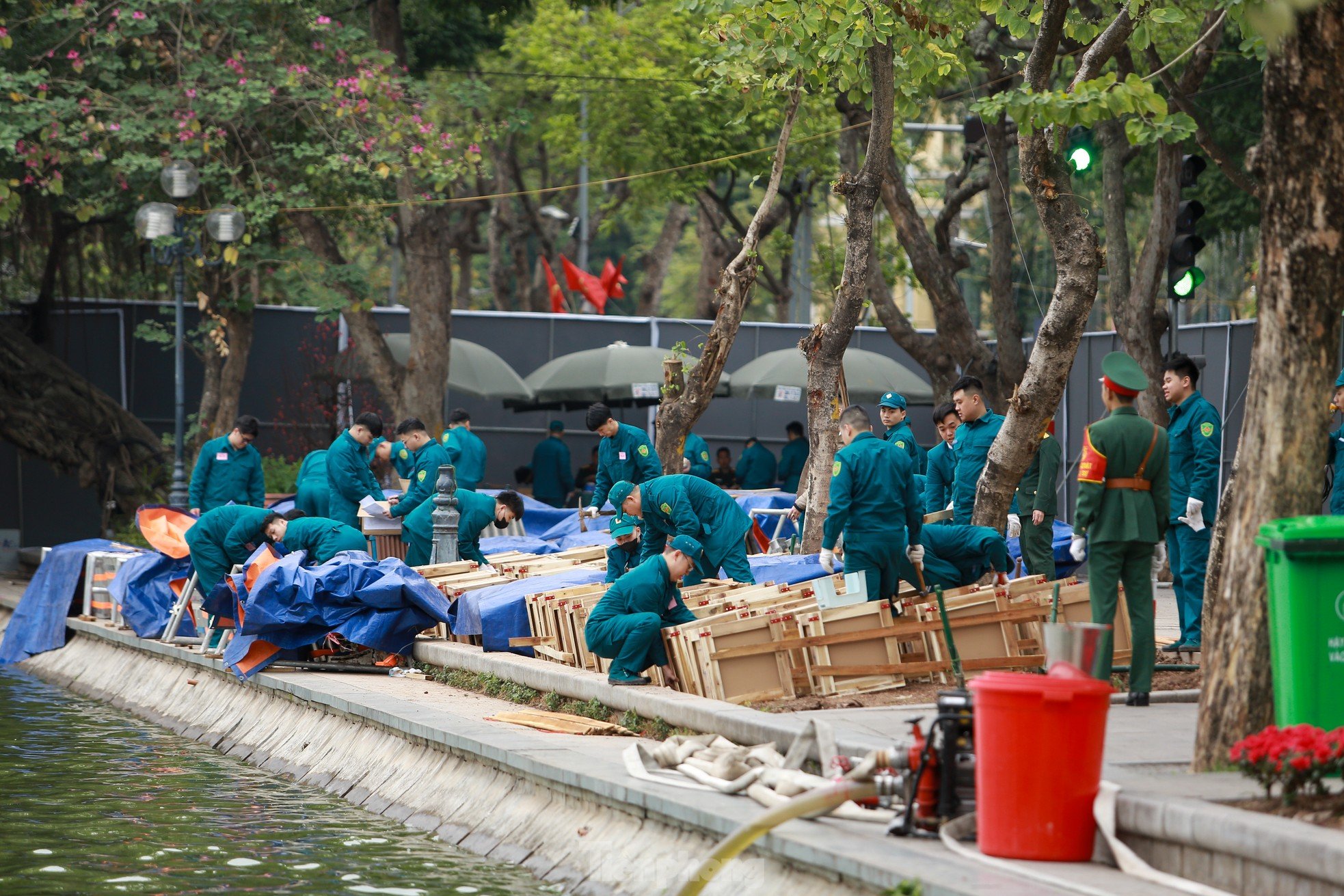 Hà Nội: Các trận địa pháo hoa sẵn sàng khai hỏa đêm giao thừa ảnh 3