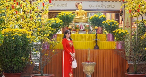 El primer día del mes, vaya a la pagoda para orar por la paz en pagodas especiales en la ciudad de Ho Chi Minh.