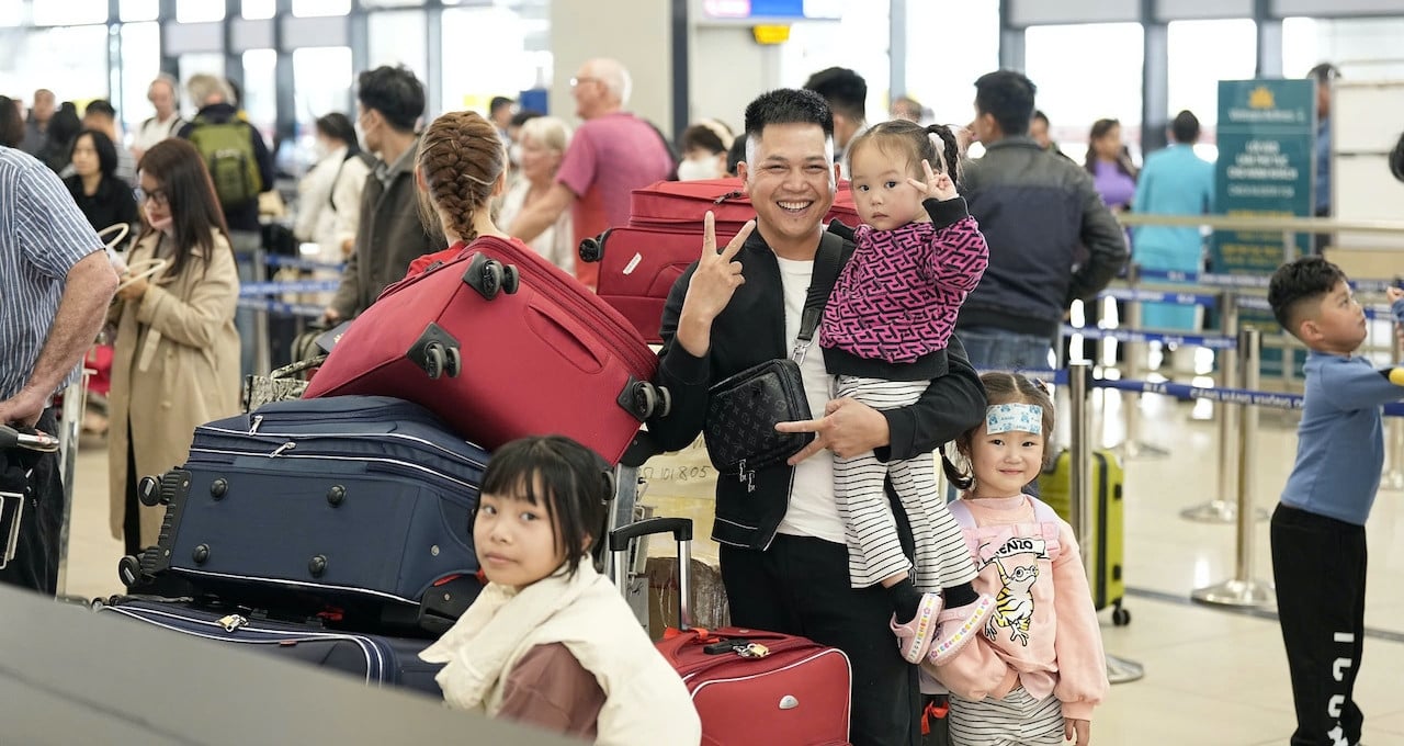 4 jours avant le Têt, les 3 plus grands aéroports du pays ont accueilli plus de 1,1 million de passagers