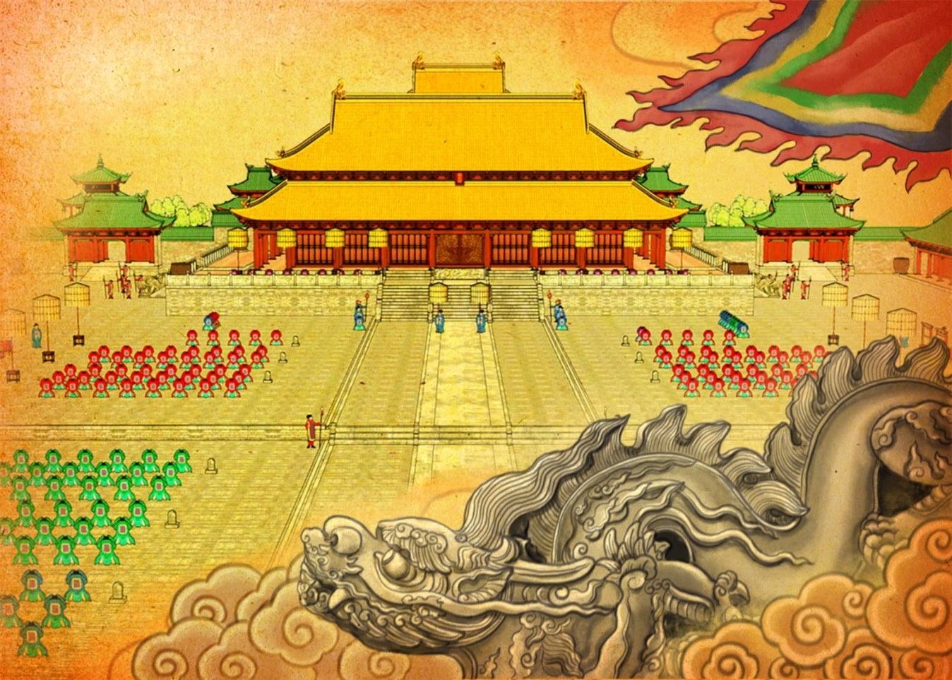 Some kings in Vietnam's feudal history were crowned on the first day of Tet - the first day of the lunar new year.