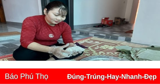 Bánh cá của người Mường ở Tu Vũ