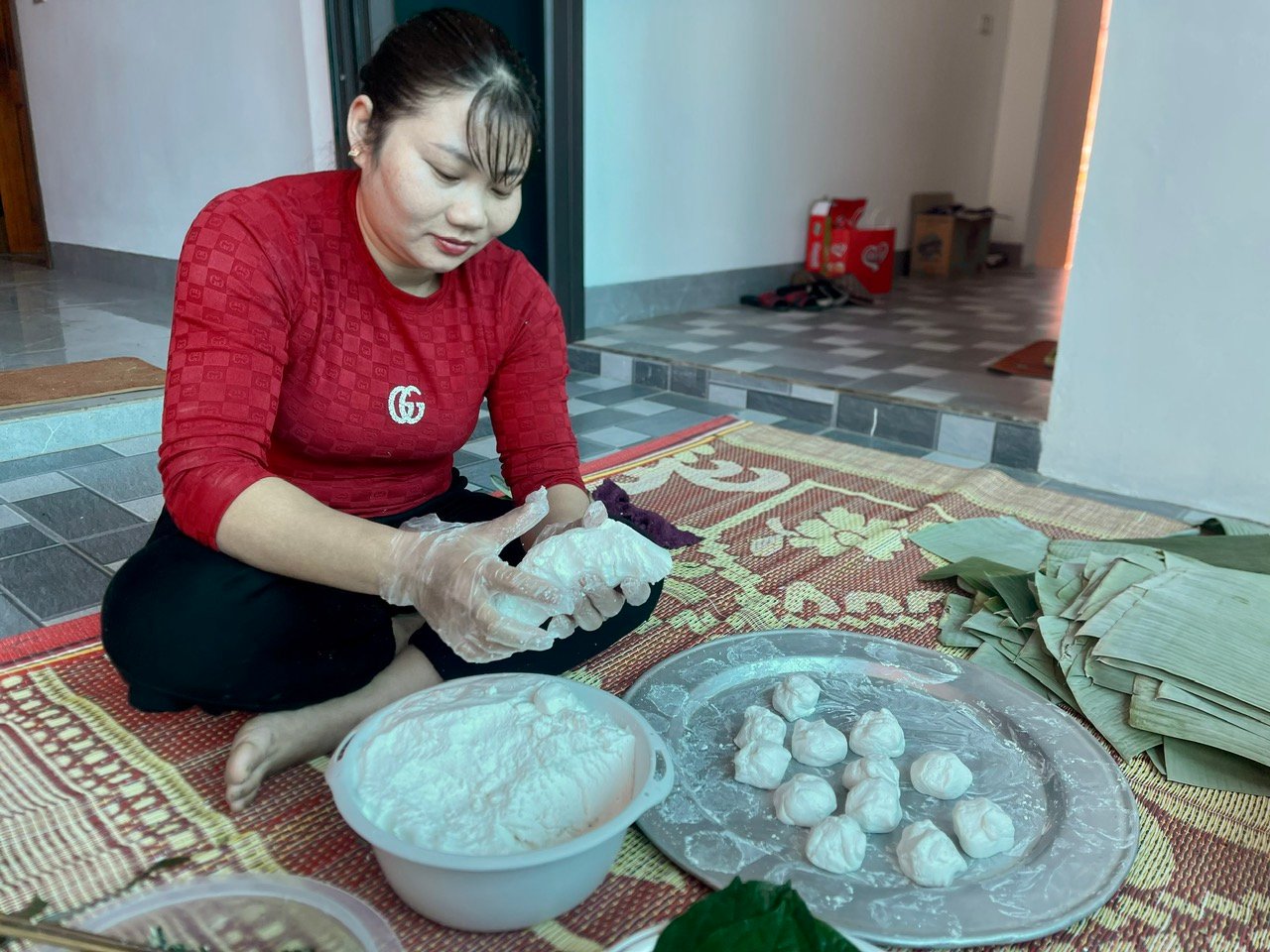 Fish cake of Muong people in Tu Vu