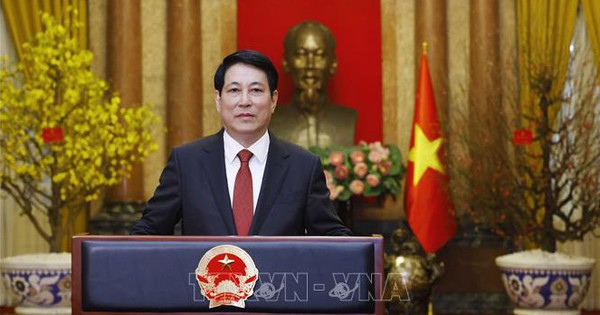 Le président Luong Cuong souhaite une bonne année 2025