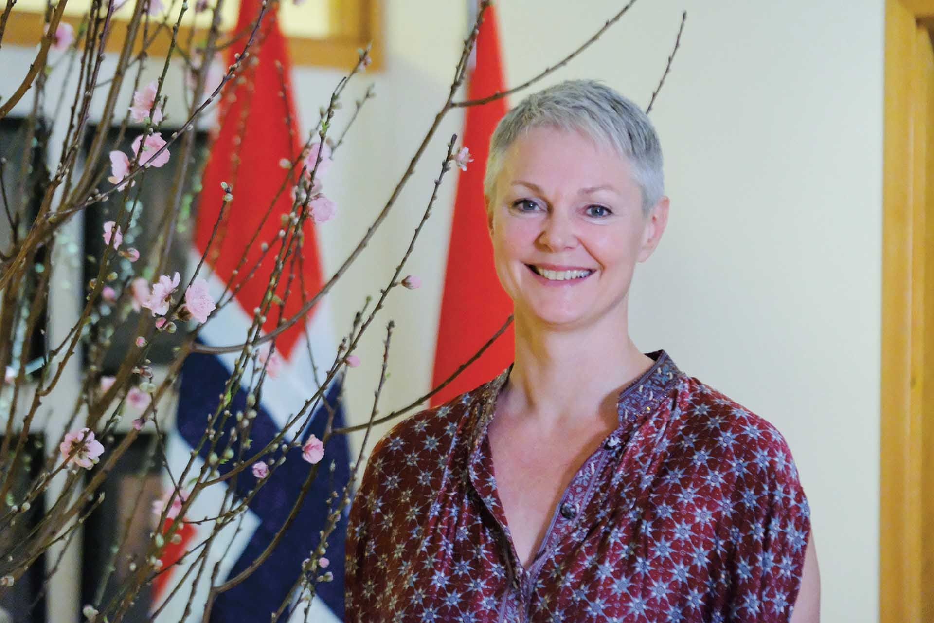 Đại sứ Na Uy tại Việt Nam Hilde Solbakken.