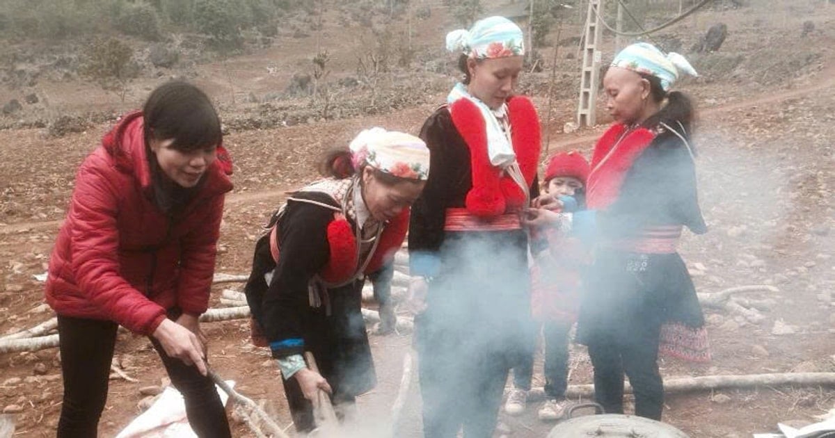 El sabor de los platos del Tet de los grupos étnicos de Cao Bang