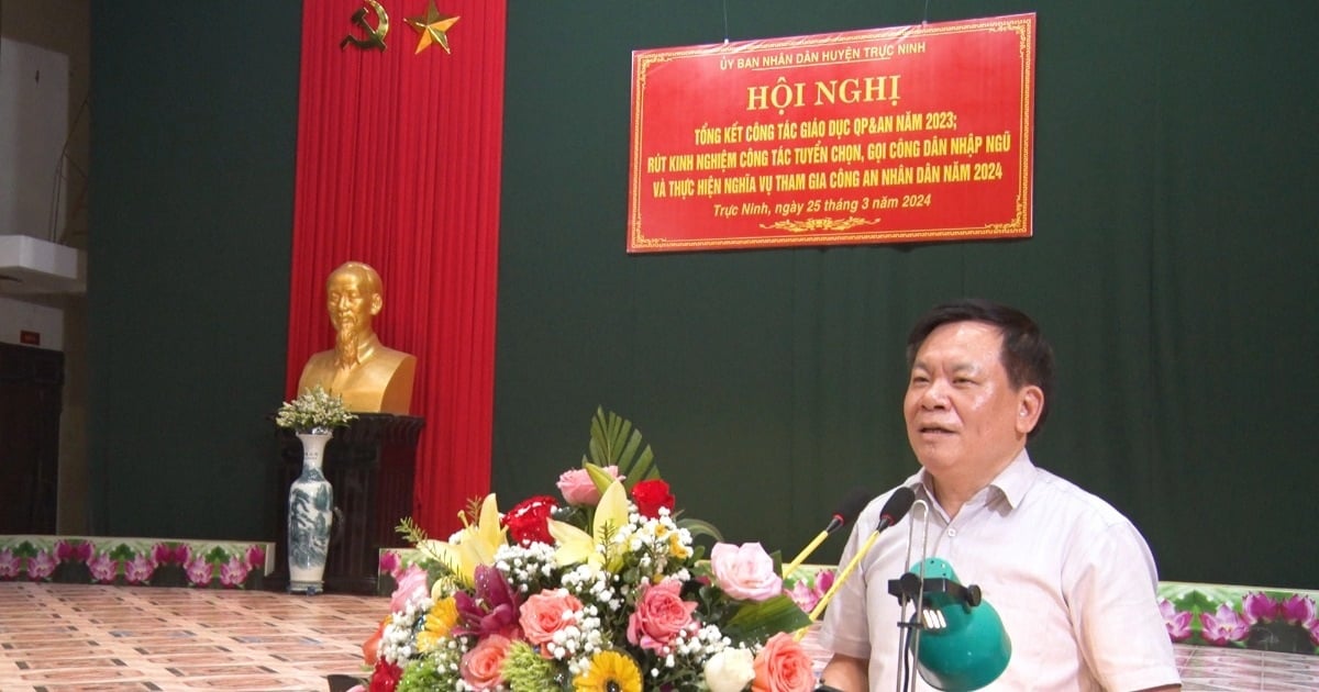 Falleció el presidente del Comité Popular del Distrito de Truc Ninh, Pham Trong Duy