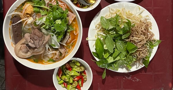 Famous beef noodle soup of the capital