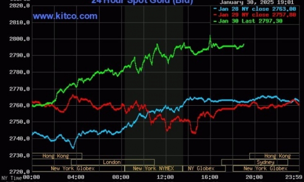 World gold price sets new record