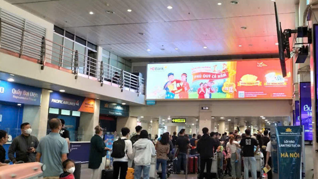 Tan Son Nhat Airport welcomes more than 136,000 passengers on the 3rd day of Tet