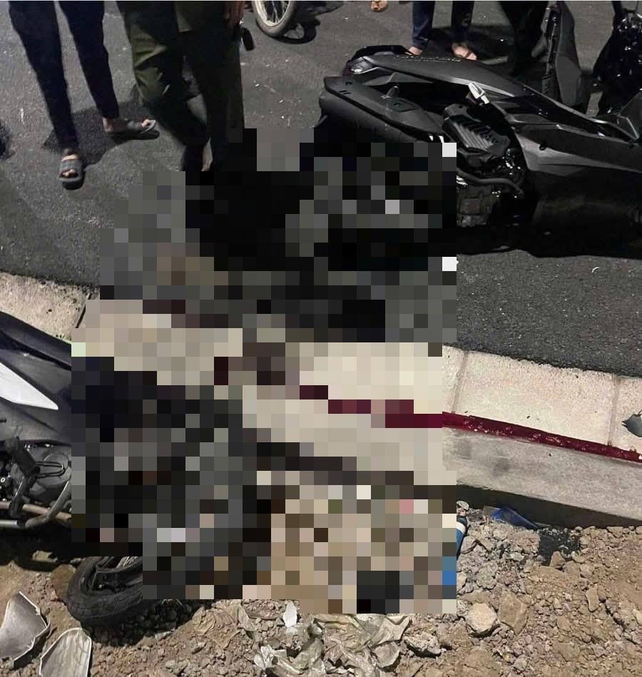 2 accidents in Hai Duong on the night of the first day of Tet killed 2 young men