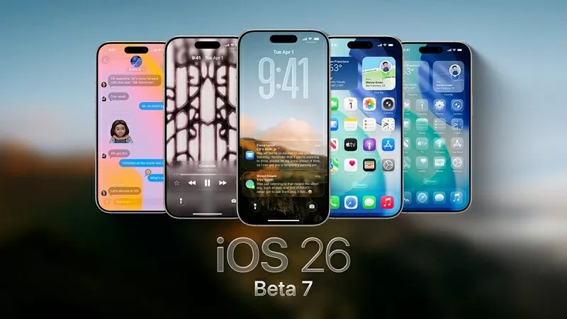 Apple chính thức phát hành iOS 26 beta 7 với loạt tính năng mới.