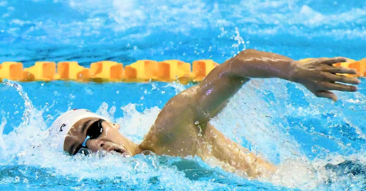 Kình ngư Nguyễn Huy Hoàng giành HCV thứ hai ở Giải bơi vô địch quốc gia