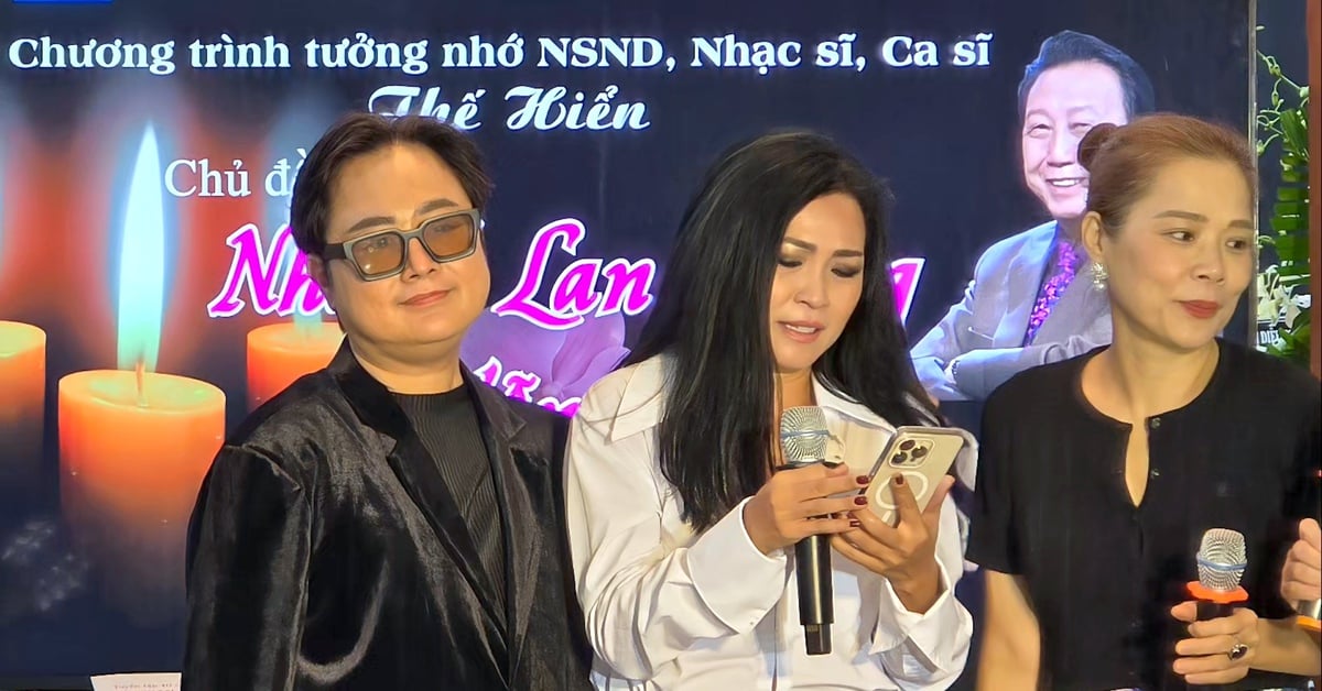 Con dâu nhạc sĩ Thế Hiển hát tiễn đưa ông, gia đình cúi đầu cảm tạ mọi người