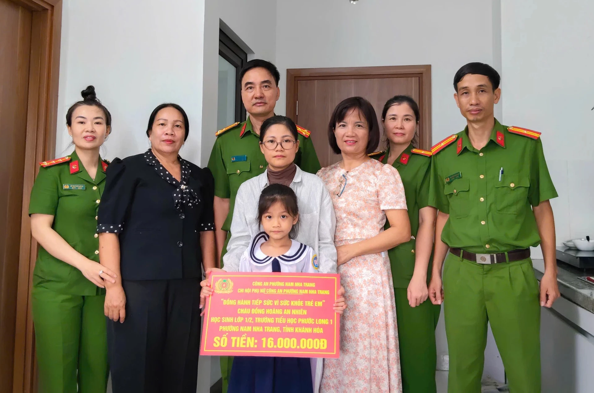 Unterstützungsgelder für Dong Hoang An Nhien.