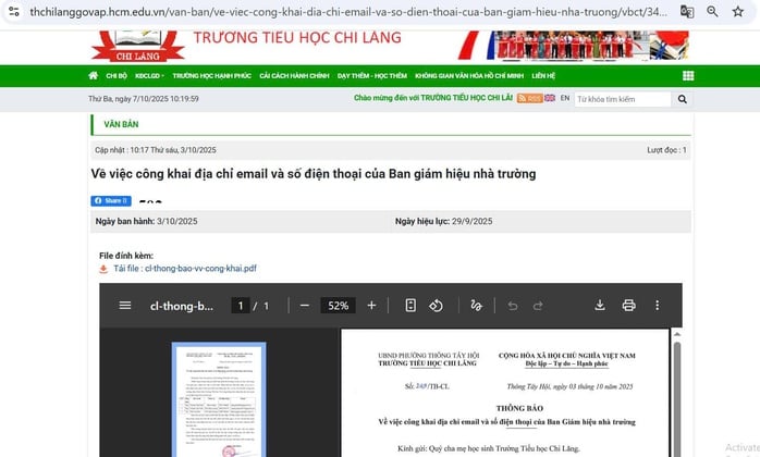 Hiệu trưởng lên tiếng về những tin nhắn giáo viên của trường vận động phụ huynh đóng góp - Ảnh 2.