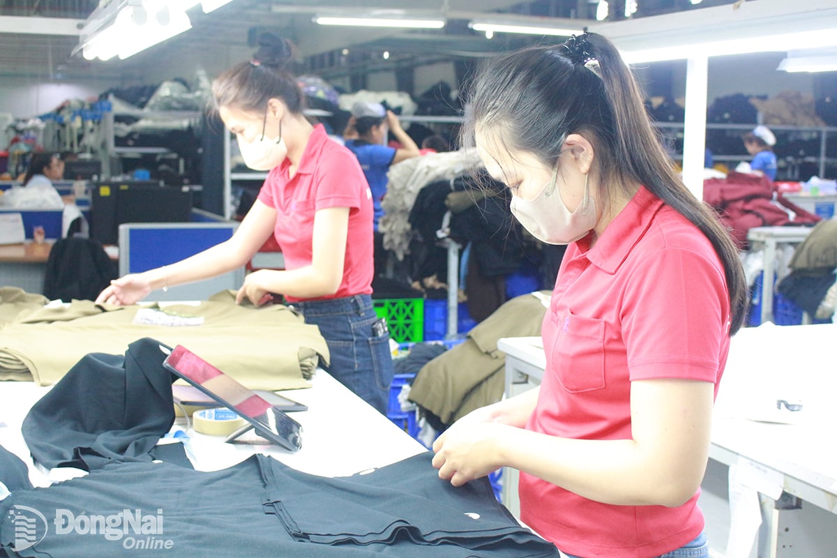 Dong Nai is one of the leading localities in industrial development in the country. In the photo: Production activities at a company in Bac Dong Phu Industrial Park (Dong Phu commune, Dong Nai province). Photo: Nguyen Hoa   