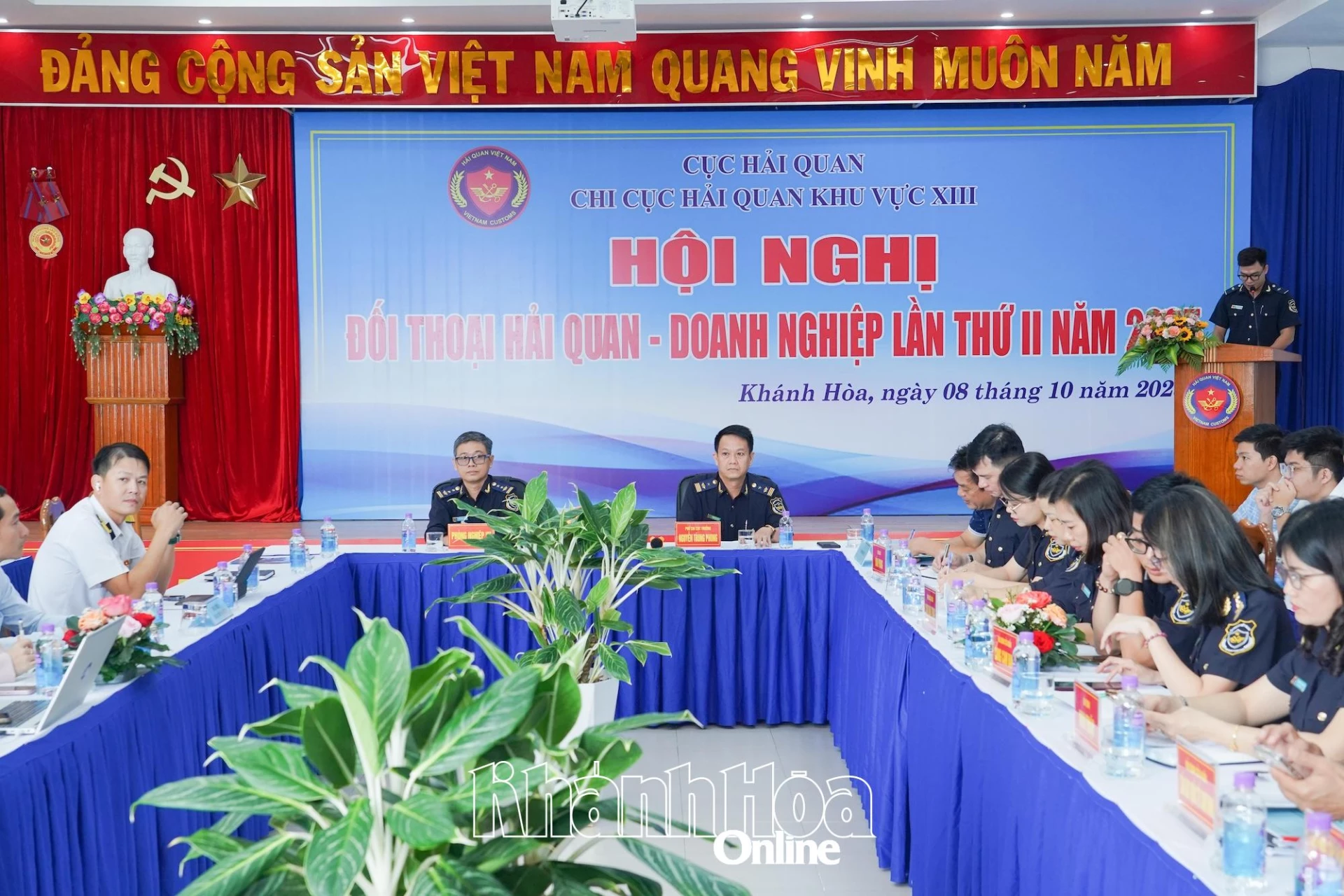 会議風景。