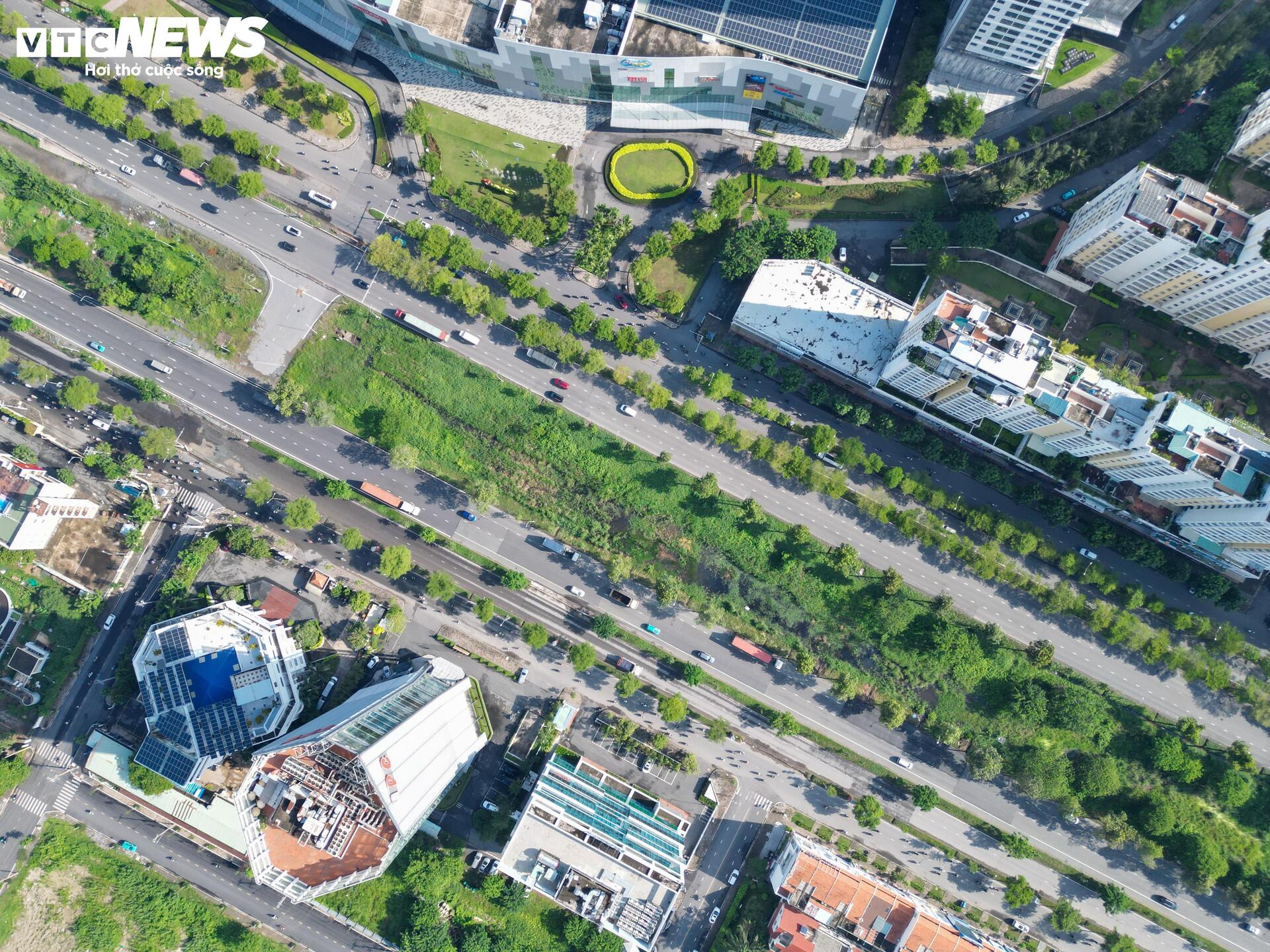 Prim-plan al amplasamentului propus pentru metrou care leagă centrul orașului Ho Chi Minh cu super-proiectul de recuperare a mării - 2