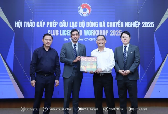 AFC xuất hiện ở sự kiện nóng của VFF, nói lời đặc biệt cho bóng đá Việt Nam- Ảnh 1.