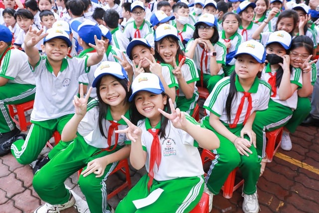 Xây dựng mô hình ‘Trường học Xanh - Sạch - Khỏe’ cho học sinh tiểu học - Ảnh 4.