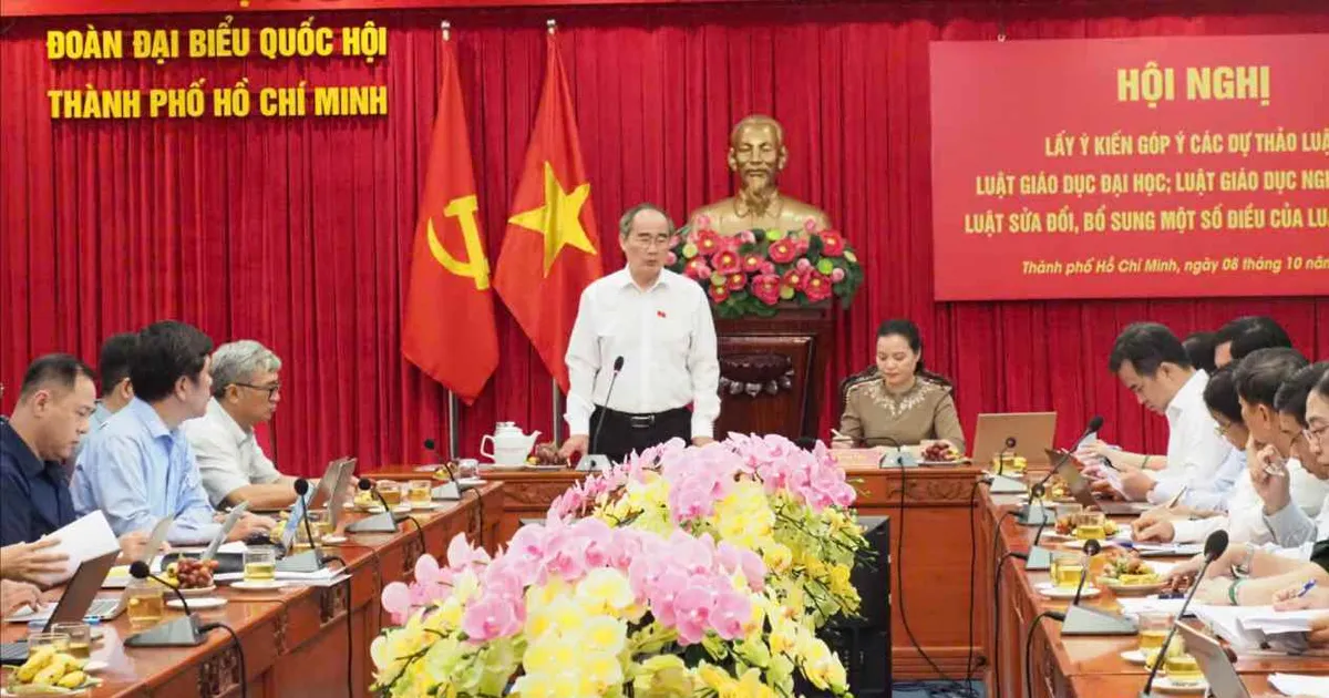 Tiếp tục hoàn chỉnh các dự thảo luật trong lĩnh vực giáo dục