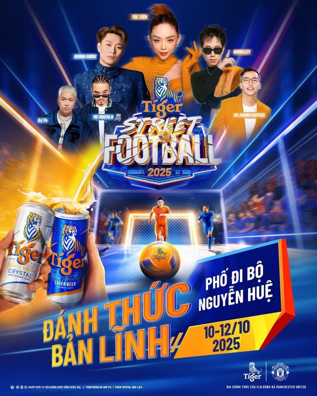 Bản lĩnh Việt sát cánh huyền thoại: Bùng nổ cùng Tiger Street Football 2025 tại TP.HCM - Ảnh 6.