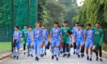 U23 Vietnam plays friendly match with U23 Qatar in UAE