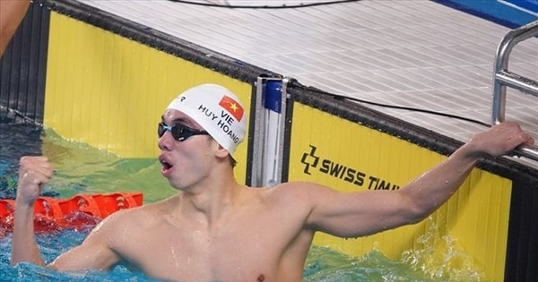 Kình ngư Nguyễn Huy Hoàng giành 4 Huy chương vàng giải vô địch Quốc gia