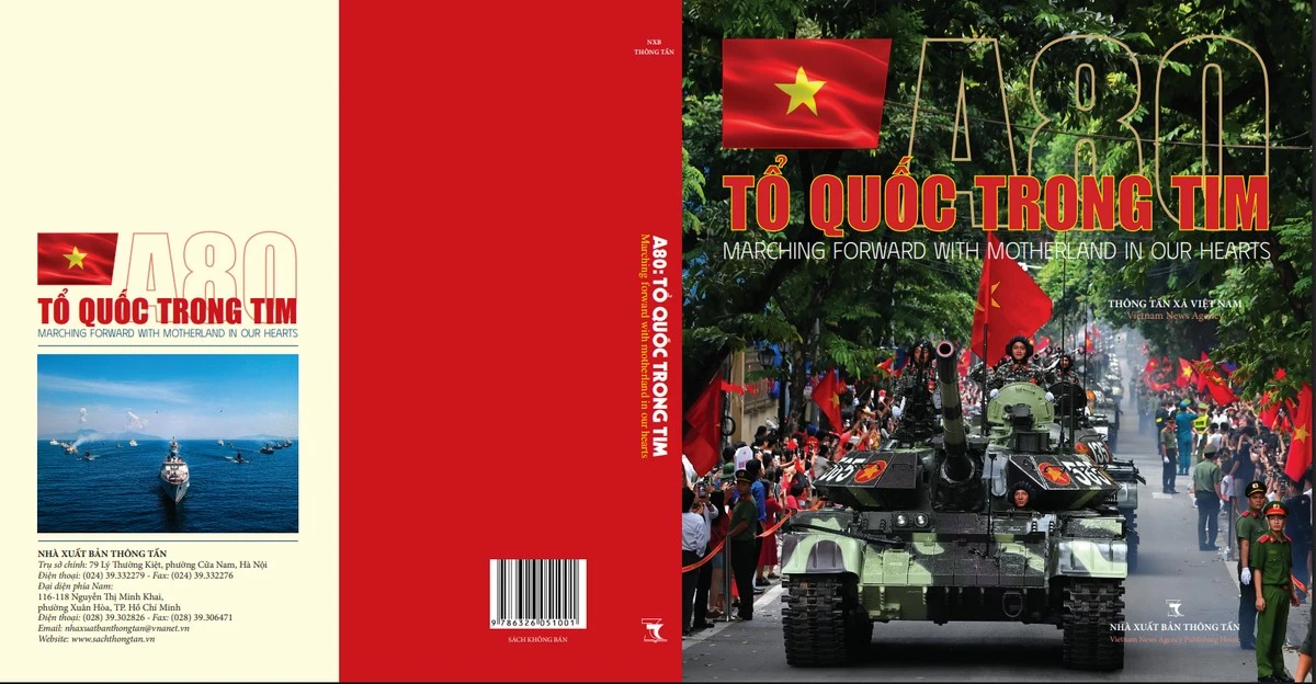 Thông tấn xã Việt Nam ra mắt sách ảnh song ngữ "A80: Tổ quốc trong tim"